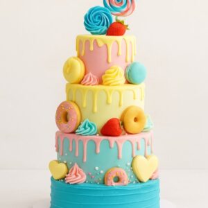 Multi-Tier Custom Cake ($100 Deposit)